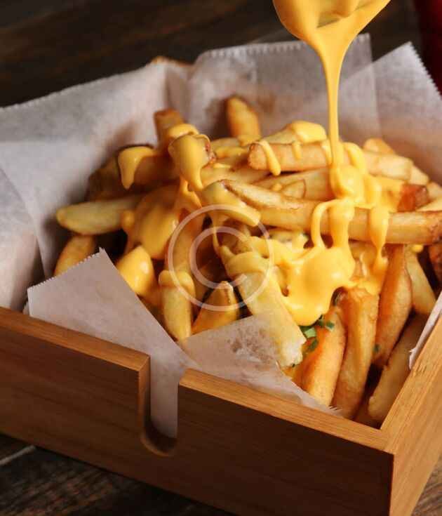 Cheese loaded fries